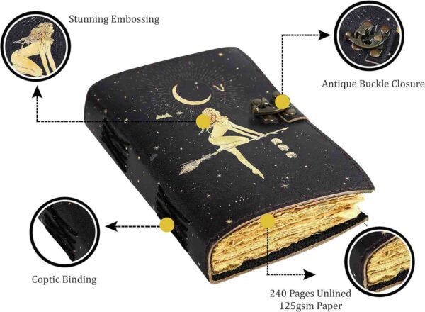 Buy Online Handicraft Leather Journal - The Ideal Present Gift - Image 3