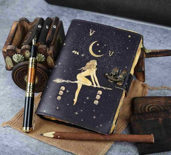 Buy Online Handicraft Leather Journal - The Ideal Present Gift - Image 4