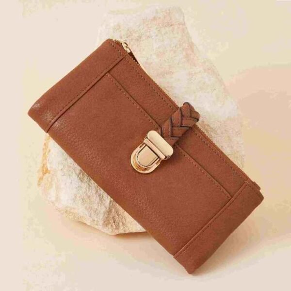 Personalized Women's Leather Wallet | Custom Monogram Engraved Wallet | Perfect Gift for Her