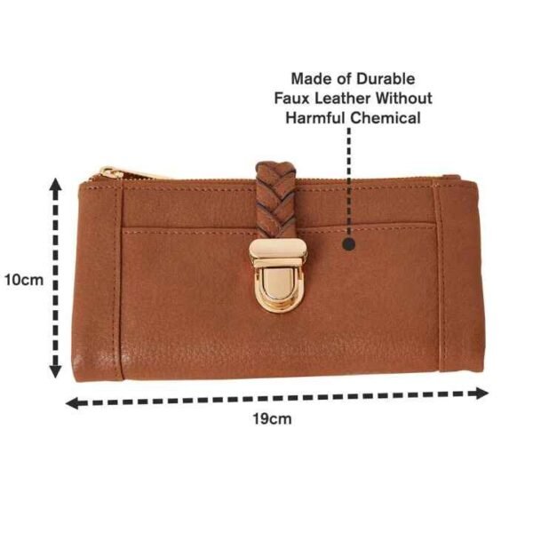 Personalized Women's Leather Wallet | Custom Monogram Engraved Wallet | Perfect Gift for Her - Image 5