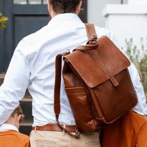 Buy Online Leather Backpack - Perfect Baby Bag for Travel