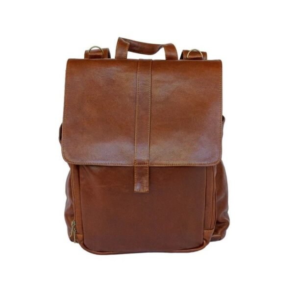Buy Online Leather Backpack - Perfect Baby Bag for Travel - Image 2