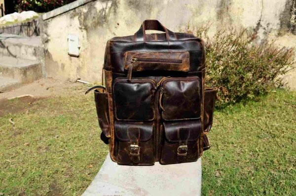 Nomad Luxe Panoply Leather Traveler's Bag – Timeless Elegance for Every Journey - Image 2