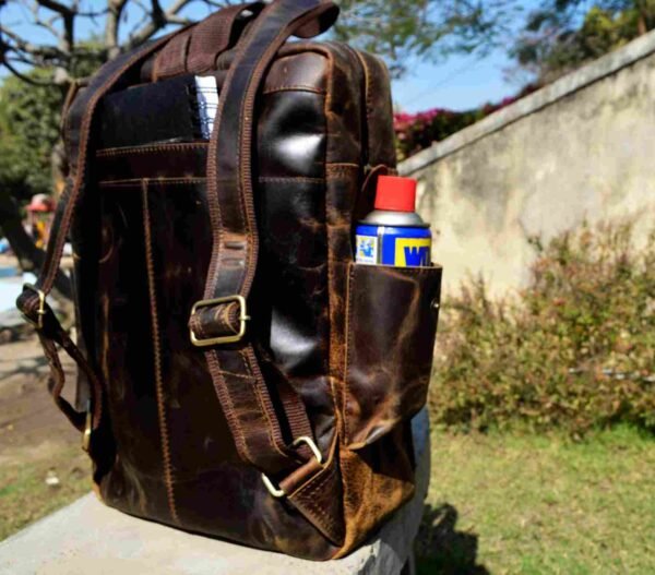 Nomad Luxe Panoply Leather Traveler's Bag – Timeless Elegance for Every Journey - Image 4