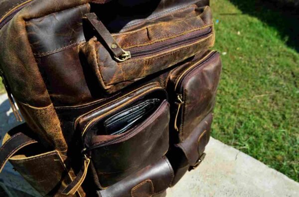 Nomad Luxe Panoply Leather Traveler's Bag – Timeless Elegance for Every Journey - Image 7
