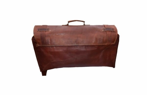 Personalized & Handcrafted Premium Panoply Leather Duffel Bag with Shoe Compartment - Image 10