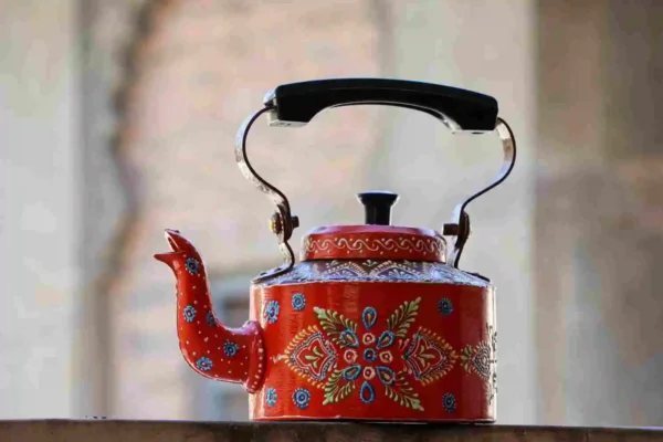 Panoply Handmade traditional wooden kettle Rajasthani handicrafts. - Image 5