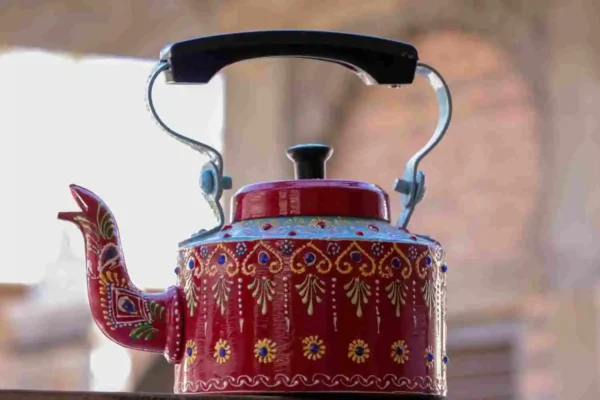 Panoply Handmade traditional wooden kettle Rajasthani handicrafts. - Image 6