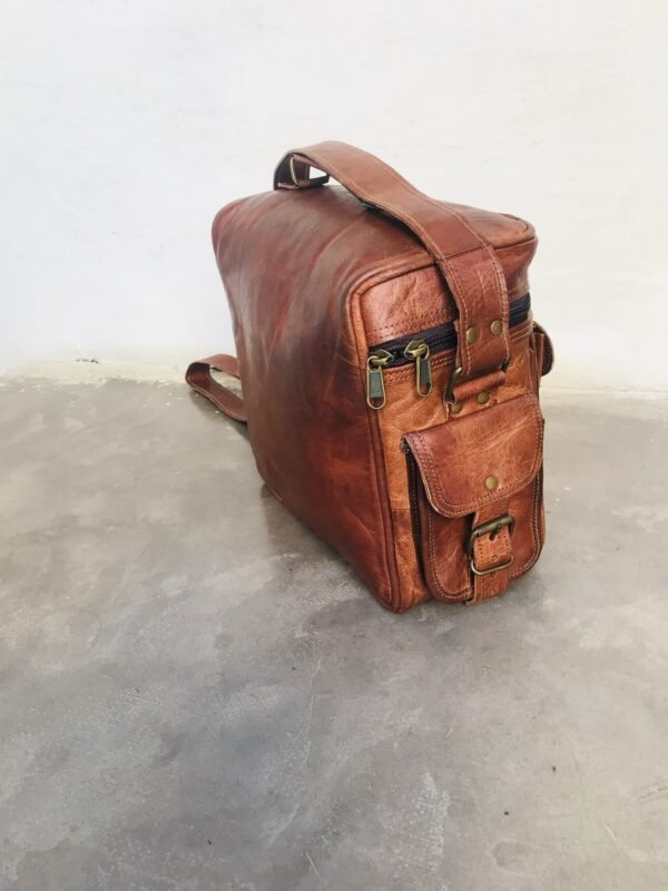Panoply Vintage Leather Handmade Camera Bag | Shoulder Satchel Bag for Cameras - Image 16