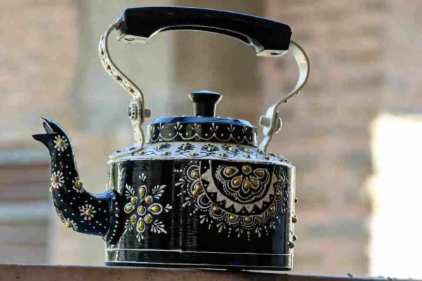 Panoply Handmade traditional wooden kettle Rajasthani handicrafts. - Image 4