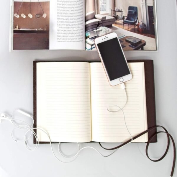Panoply Vintage Handmade Leather Elastic Tie Journal - Image 3