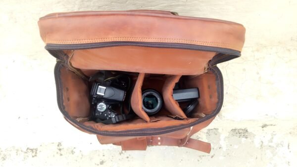 Panoply Vintage Leather Handmade Camera Bag | Shoulder Satchel Bag for Cameras - Image 8