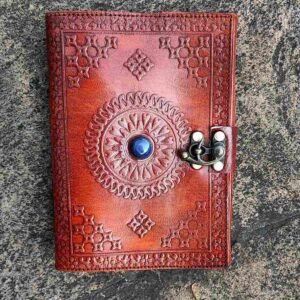 Panoply Vintage Leather Journal with Dragon Design