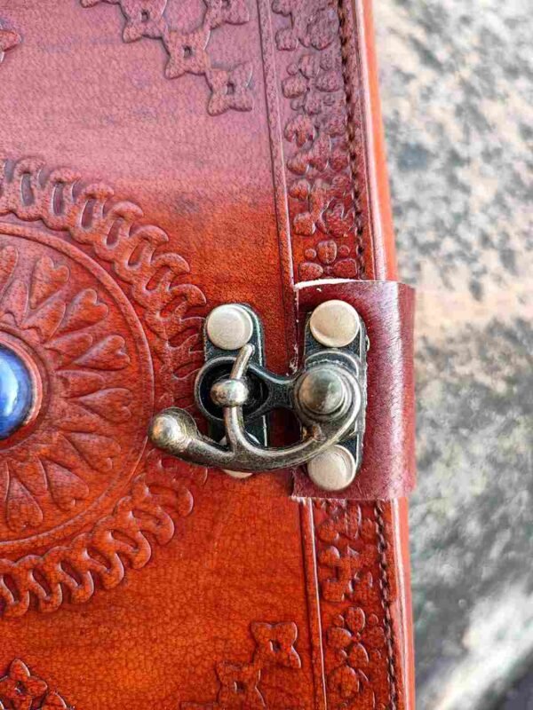 Panoply Vintage Leather Journal with Dragon Design - Image 3