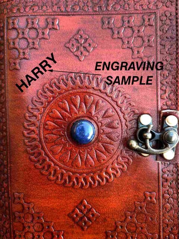 Panoply Vintage Leather Journal with Dragon Design - Image 5