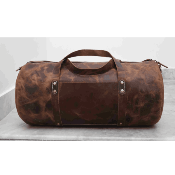 Panoply Vintage Leather Handmade Duffle Bag | Travel and Gym Companion