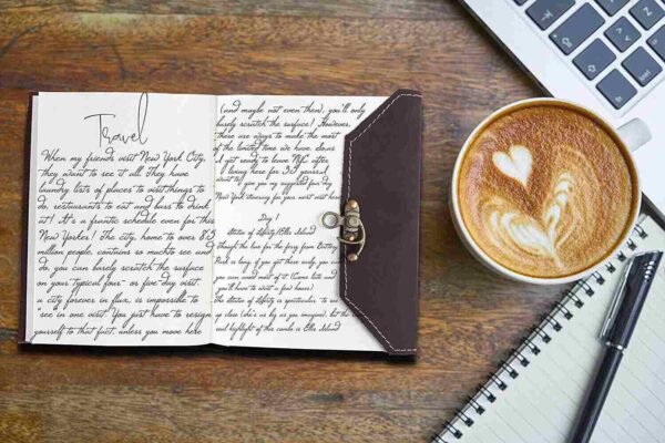 Panoply Leather Journal with Antique Brass Lock – Eco-Friendly & Handcrafted - Image 4