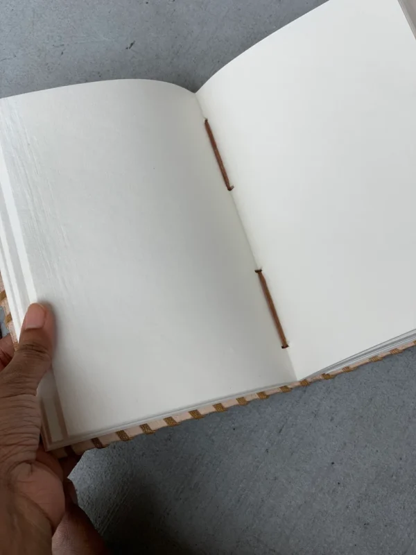 Panoply Vintage Elephant Embossed Handmade Leather Journal with Strap | Eco-Friendly Notebook - Image 9