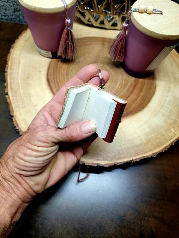 Panoply Vintage Leather Mini Journal with Keychain