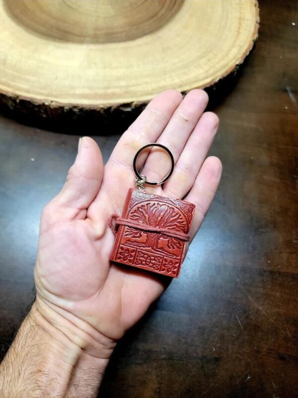 Panoply Vintage Leather Mini Journal with Keychain