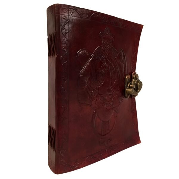 Panoply Vintage Handmade Leather Journal with Dragon Design - Image 4