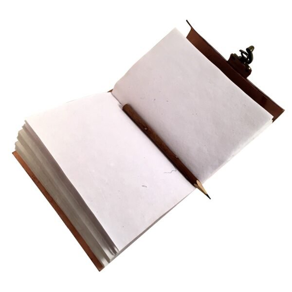 Panoply Vintage Handmade Leather Journal with Dragon Design - Image 3