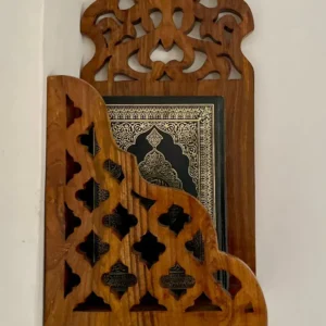 Panoply Handcrafted Teakwood Holy Book Stand – A Representation of Devotion