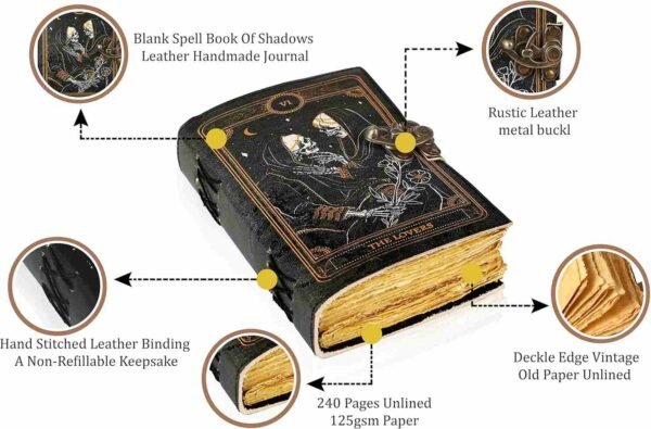 Panoply Leather UV Lovers Journal – Vintage Style Diary - Image 6