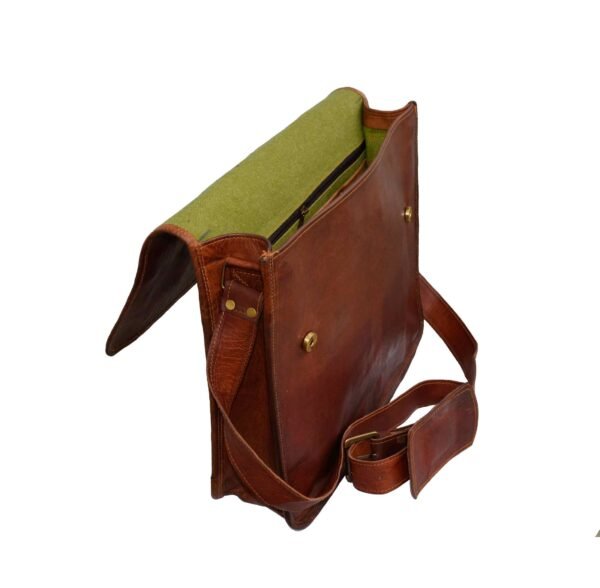 Panoply Leather Laptop Bag - Image 5