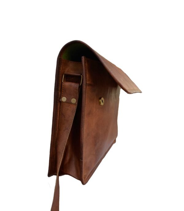 Panoply Leather Laptop Bag - Image 3
