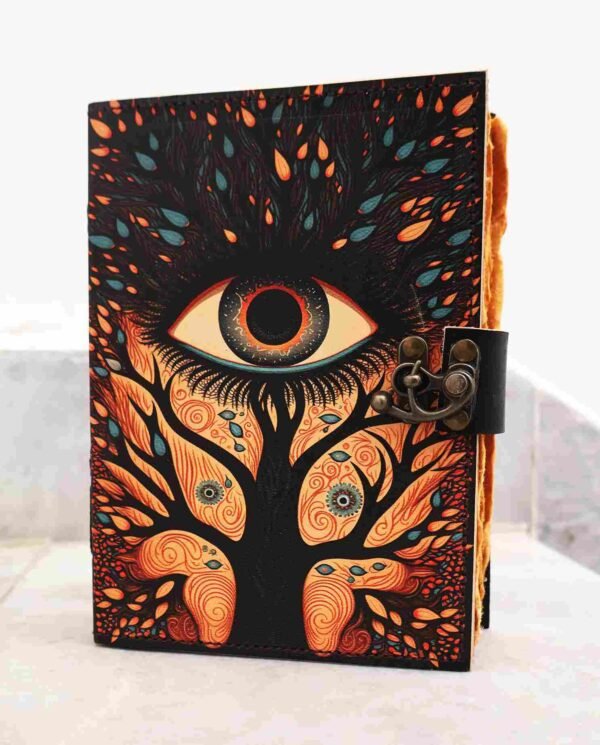 Panoply Leather UV Evil Eye Journal – Vintage Style Diary