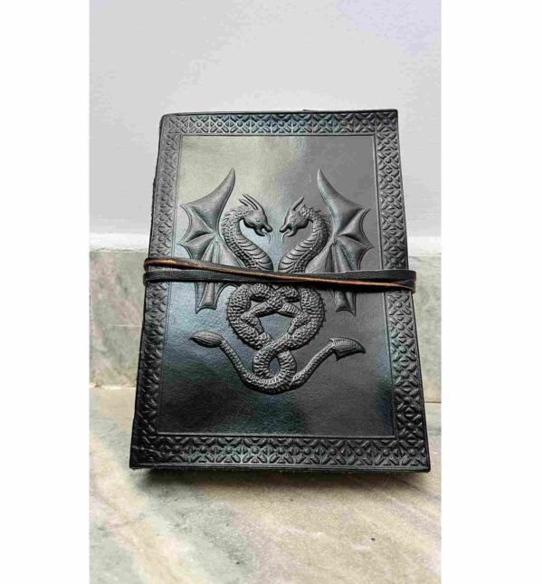 Panoply Leather UV Dragon Journal – Vintage Style Diary - Image 11