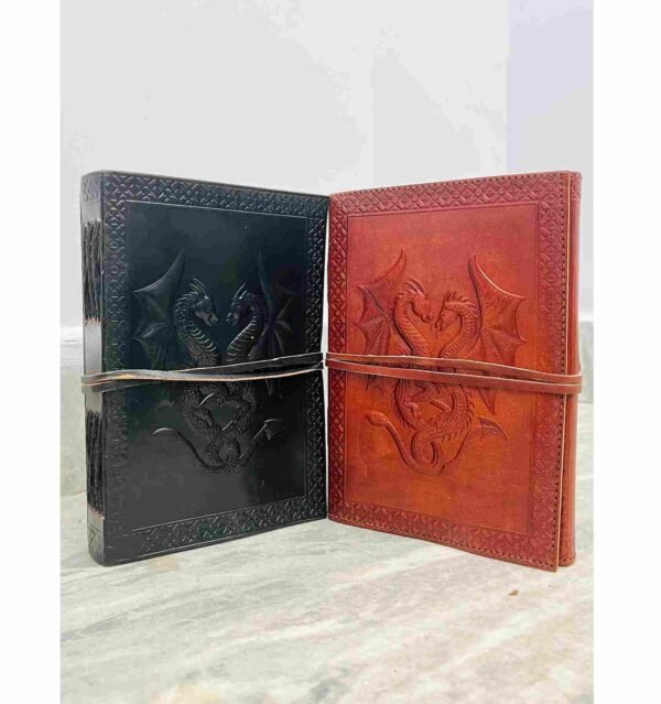 Panoply Leather UV Dragon Journal – Vintage Style Diary